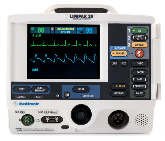 Used Lifepak 20 Defibrillator Monitor For Sale | Heartland Medical