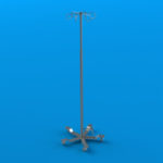 New or Refurbished Mac Medical Stainless Steel IV Pole