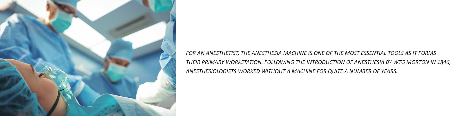 Anesthesia Machine Banner Image