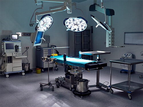 Empty Operating Room Prepared for Surgery Image